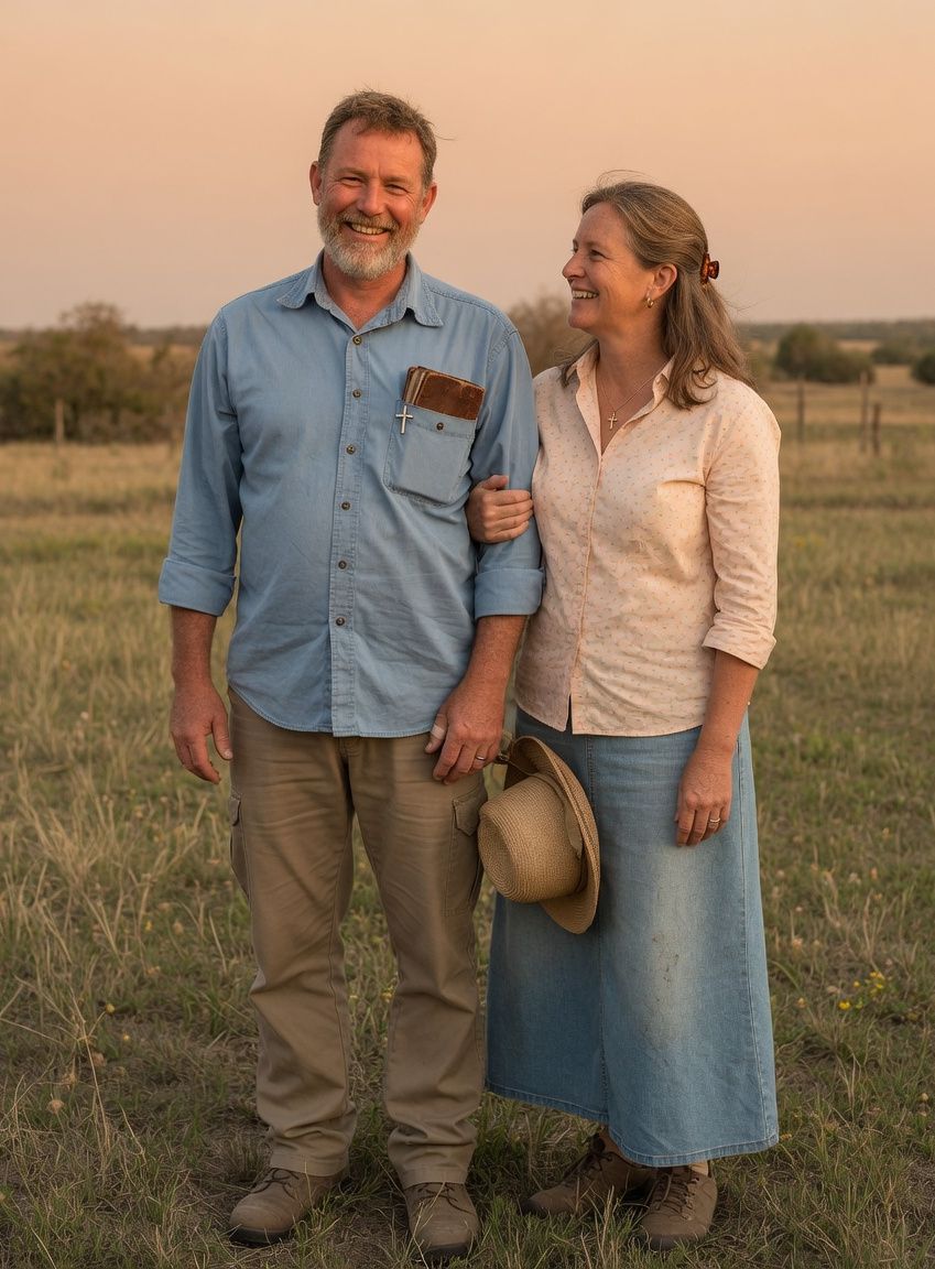 Portrait of Claire & Jonas Pell
