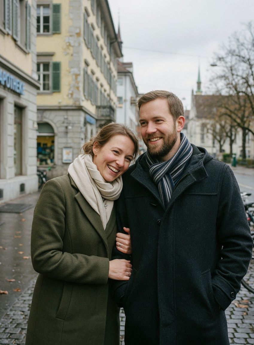 Portrait of Noah & Elise Brandt